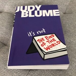 It’s not the end of the world by: Judy Blume paperback book